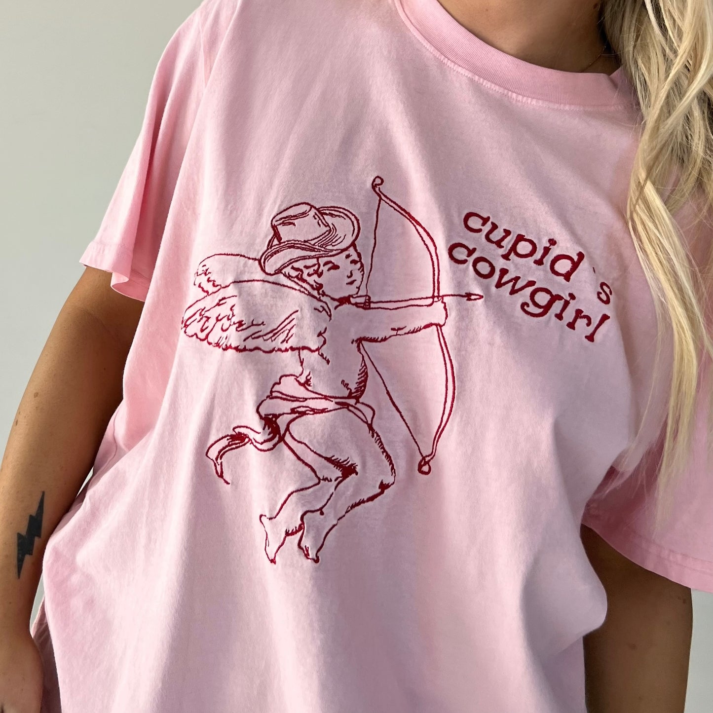 Cupid’s Cowgirl Boyfriend Tee